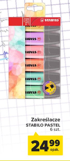 Zakre艣lacze boss pastel Stabilo promocja