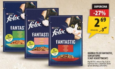 Karma Felix Fantastic, Sensations (cały asortyment) promocja w Arhelan