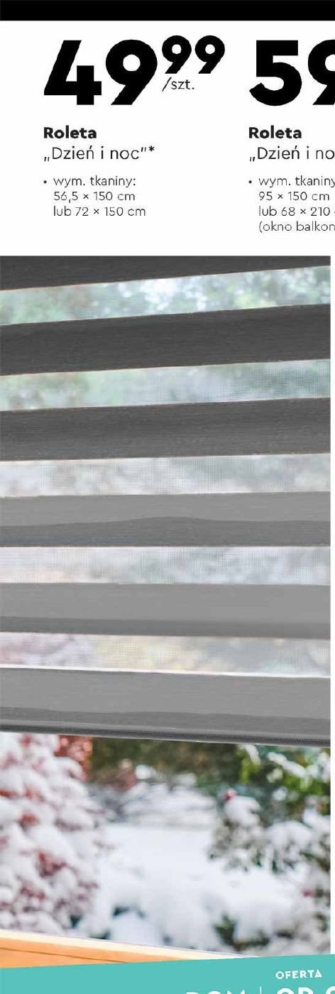 Roleta dzień/noc promocja w Castorama