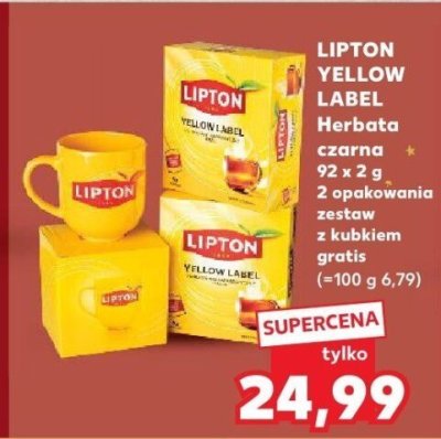 Herbata czarna YELLOW LABEL promocja w Kaufland