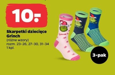 Skarpetki dziecięce 3-pak promocja w Netto