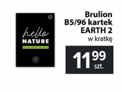 Brulion b5/96 k. kratka earth 2 Ziemia obiecana promocja