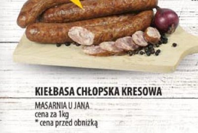 Kiełbasa chłopska kresowa Masarnia u Jama promocja w Arhelan