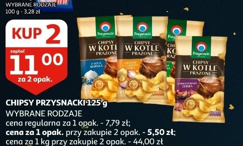 Chipsy w kotle prażone kwaśna śmietana Przysnacki promocja