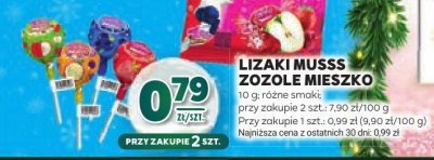 Lizaki Musss zozole mieszko promocja w Stokrotka