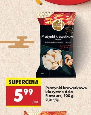 Prażynki krewetkowe classic Asia flavours promocja