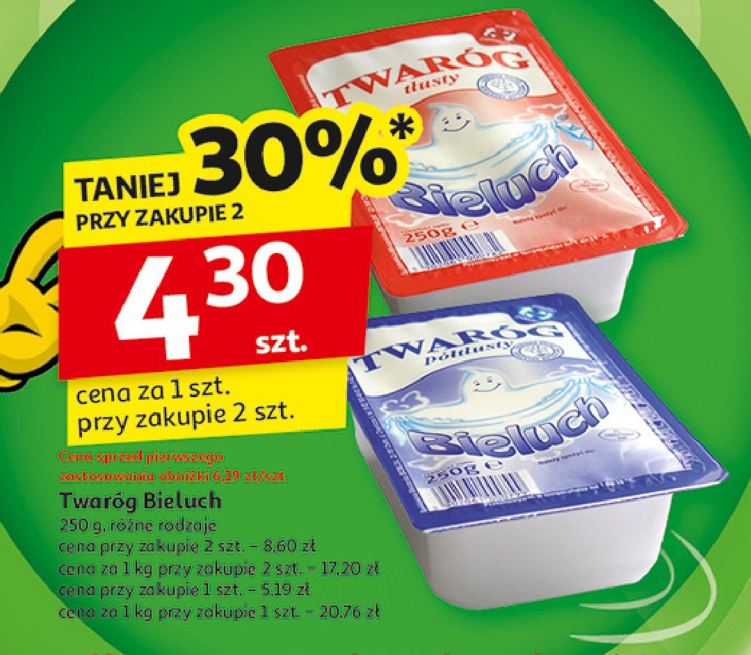 Twaróg tłusty Bieluch promocja