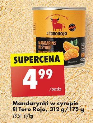 Mandarynki w syropie El toro rojo promocja