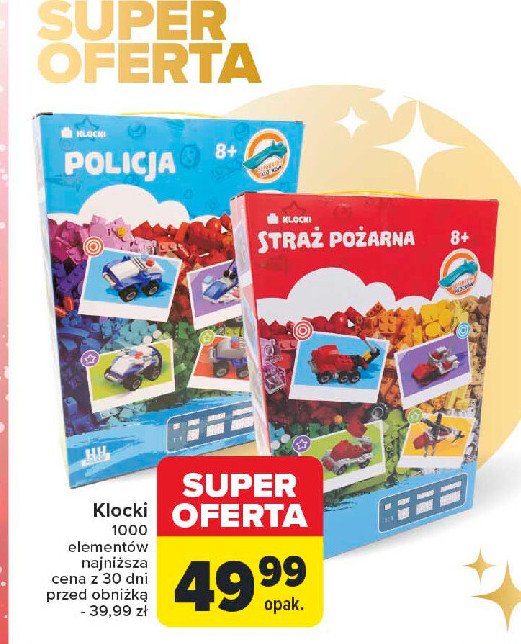 Klocki policja promocja w Carrefour Market