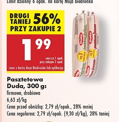 Pasztetowa drobiowa Silesia duda promocja