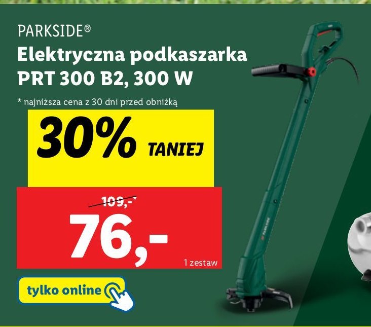 Podkaszarka elektryczna 300 w Parkside promocja