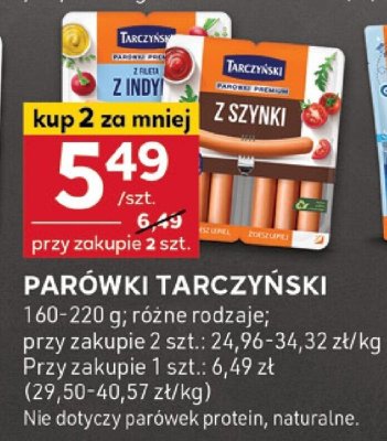 Parówki tarczyński promocja w Stokrotka