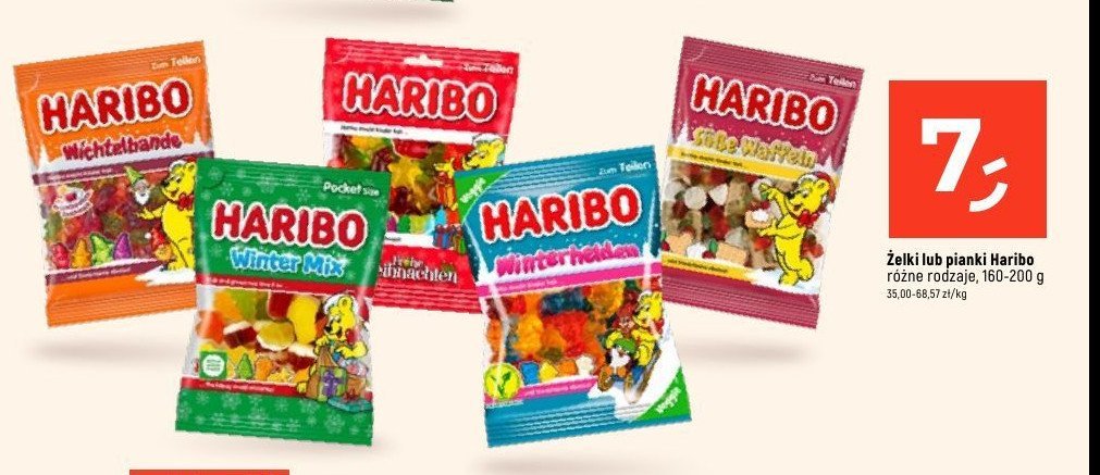 Żelki Haribo winterhelden promocja w Dealz