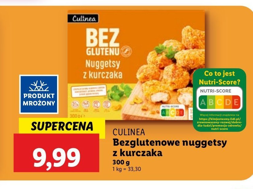 Nuggetsy z kurczaka Culinea promocja w Lidl