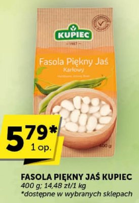 Fasola piękny jaś Kupiec promocja w Groszek