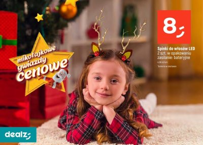 Spinki do włosów LED 2 szt. w opakowaniu zasilanie: bateryjne promocja w Dealz