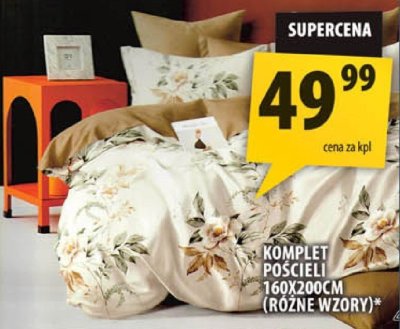 Komplet pościeli 160x200cm (różne wzory) promocja w Arhelan