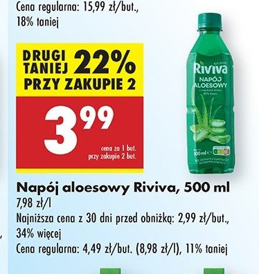 Nap贸j aloesowy Riviva promocja