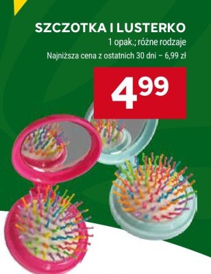 Szczotka i lusterko promocja w Stokrotka