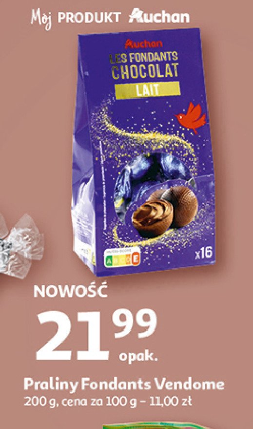 Praliny czekoladowe Auchan promocja