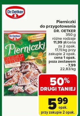 Pierniczki do przygotowania DR. OETKER promocja w Carrefour Market