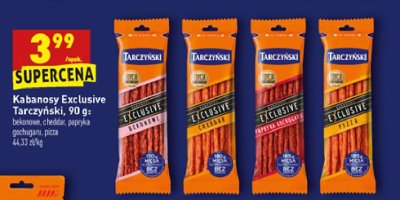 Kabanosy cheddar Tarczyński exclusive promocja