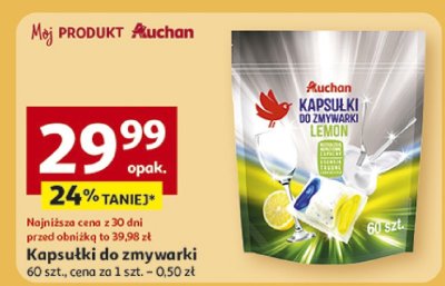 Kapsu艂ki do zmywarki Finish ultimate plus promocja w Auchan