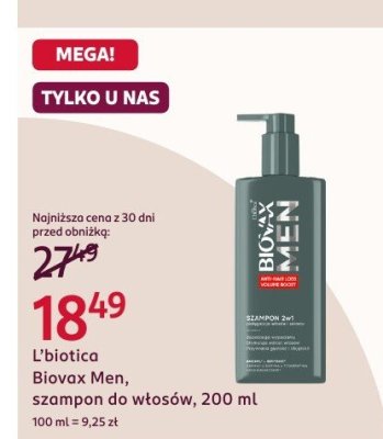 Szampon do włosów, 200 ml promocja w Rossmann