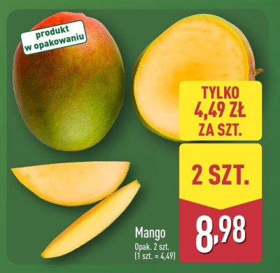Mango 2 szt. Aldi promocja w Aldi