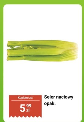 Seler naciowy opak. promocja w Biedronka