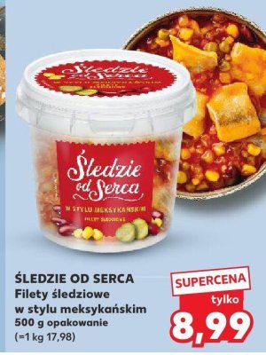 Filety śledziowe w stylu meksykańskim promocja w Kaufland