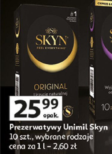 Prezerwatywy original Unimil skyn promocja