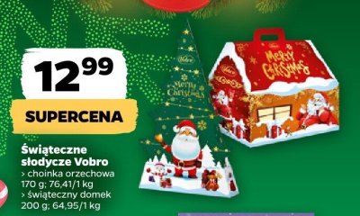 Świąteczne słodycze Vobro - choinka orzechowa promocja w Netto