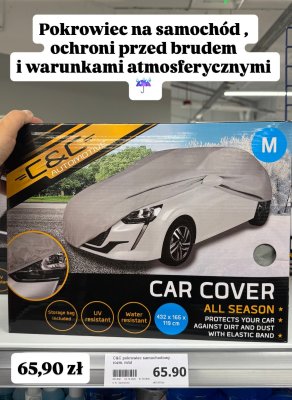 Pokrowiec na samochód promocja w Action