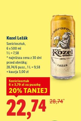 Piwo promocja w Lidl