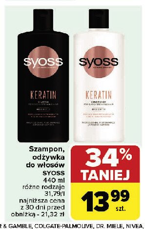 Odżywka do włosów Syoss keratin promocja