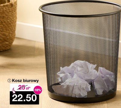 Kosz biurowy promocja w Woolworth
