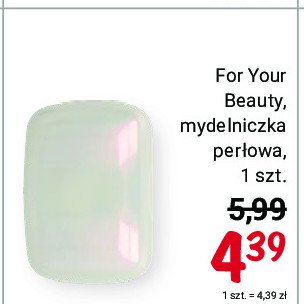 Mydelniczka per艂owa For your beauty promocja