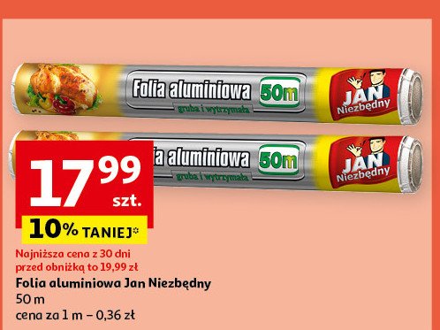 Folia aluminiowa 50 m Jan niezbędny promocja