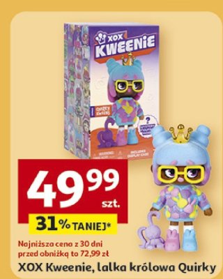 XOX Kwecenie, lalka królowa Quirky promocja w Auchan