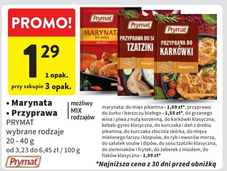 Przyprawa do ziemniaków Prymat promocja