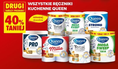 Ręcznik kuchenny Mega Sweep 150 m promocja w Biedronka