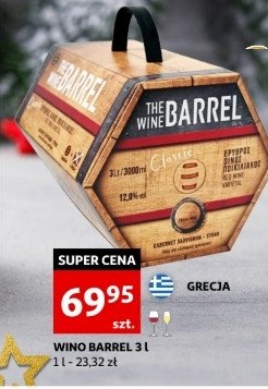 Wino w beczce promocja