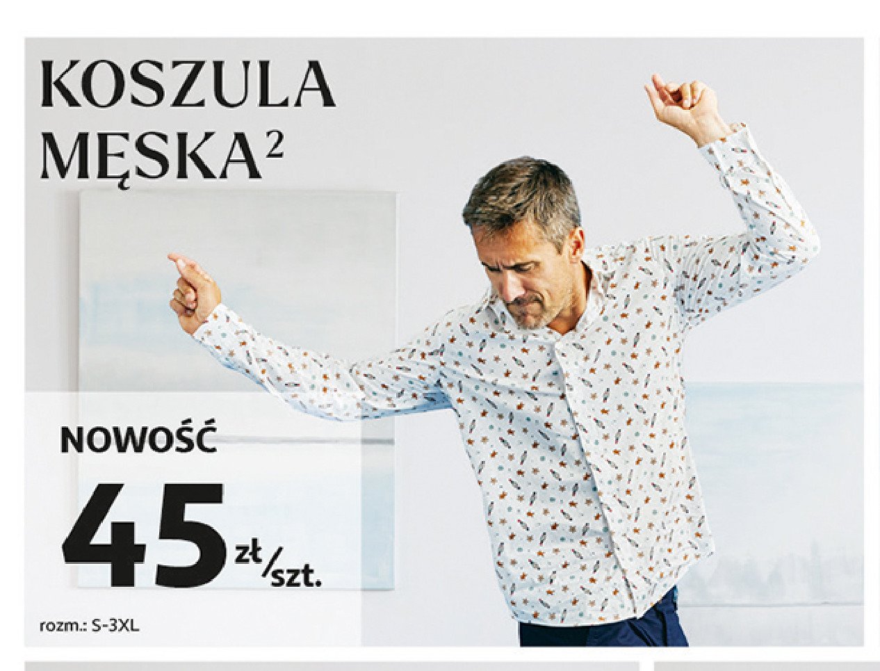 Koszula męska s-3xl promocja w Auchan