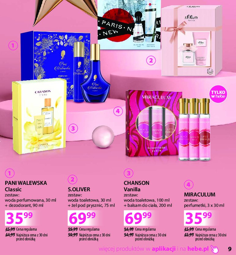 Zestaw w pudełku classic dezodorant 90 ml + perfumy 30 ml Pani walewska zestaw promocja w Hebe