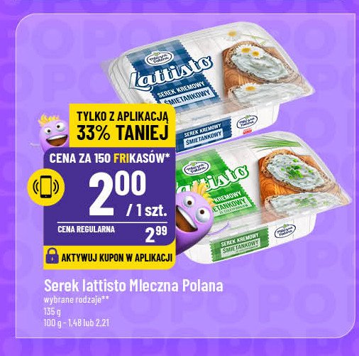 Jogurt truskawkowy Mleczna polana mlekozaur promocja w POLOmarket