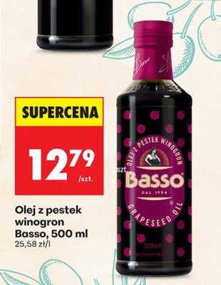 Olej z pestek winogron Basso 500 ml promocja w Biedronka