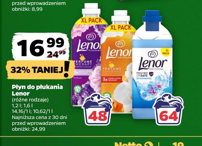 Płyn do płukania orchid & vanilla Lenor promocja