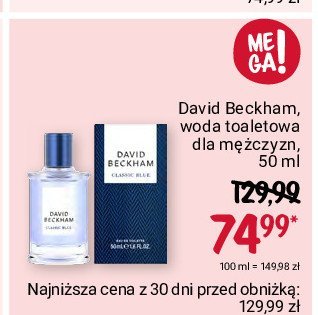 Woda toaletowa David beckham classic blue promocja