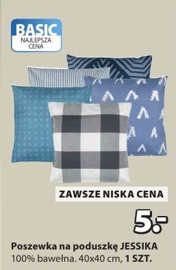 Poszewka na poduszkę JESSIKA promocja w Jysk